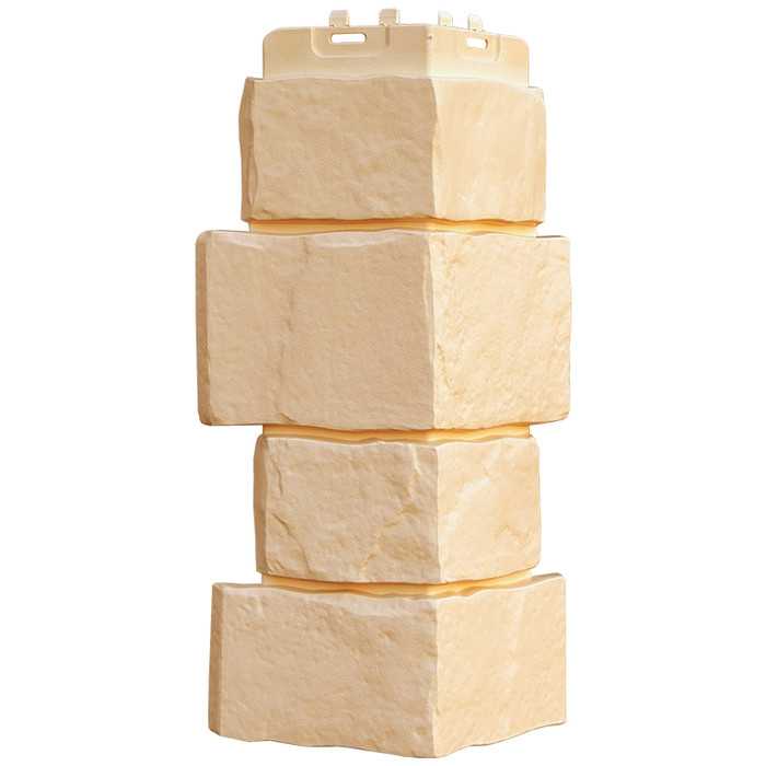 Угол наружный Grand Line Крупный камень Стандарт Бежевый